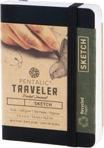 Pentalic 6 x 8" Pocket Dot Grid Traveler Journal, 160 Pages, Olive Green - Image 9