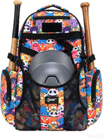 rickyh style Large Baseball Backpack with Fence Hook for Helmet Cleats 2 Bats - Image 10