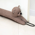 Under Door Draft Stopper 36 inch Wind Stopper for Door & Window, Weighted French Air Draft Stopper Front Door Snake Noise Blocker for Bottom of Door with Hanging Loops - Brown - Image 13