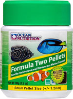 Ocean Nutrition Formula Two pellets feeding marine tropical fish