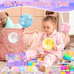 Glitter and sequin fillers included in Jimcii craft kit