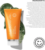 Premium skincare routine featuring Kate Somerville exfoliating body wash product