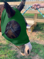 Stretchable UV-Blocking Equine Fly Mask with Moldable Ear Covers, Adjustable Comfort Mesh Straps, Leopard-Pattern Pasture & Trail Protection Perfectly Sized for Full Sized Horses - - Image 14