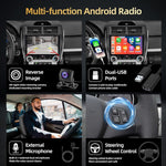 Installed EKAT Android car stereo inside a Toyota Camry dashboard