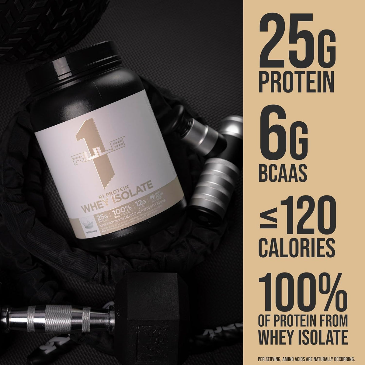 Rule 1 Naturally Flavored protein powder ingredients list