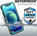 BEASTEK iPhone 12 case underwater waterproof testing view.