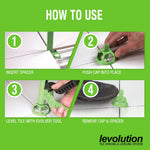 Miracle Sealants Levolution Evolver tool ready for floor tile project