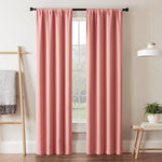 Eclipse Darrell Blackout Rod Pocket Curtain, 37x63, Indigo - Image 12