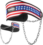 DMoose Fitness Dip Belt for Weight Lifting, Pullup, Squats & Dips - 36" Robust Steel Chain, Comfortable Neoprene Padding Supports 350lbs - Gym Weight Belt for Strength Training Workout & Weightlifting - Image 11