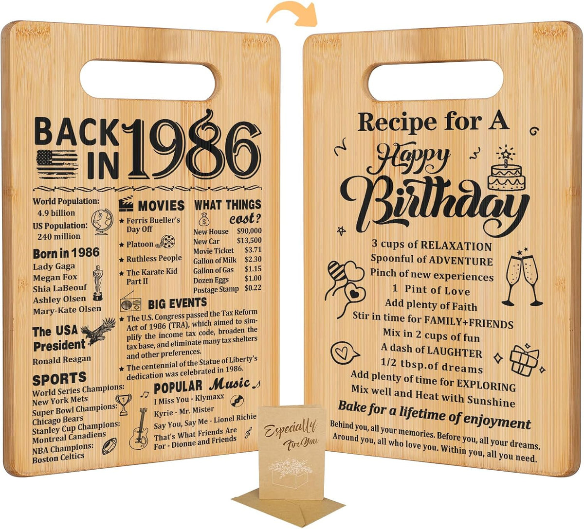 YeohJoy anniversary and birthday keepsake board packaging overview