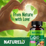 Naturelo premium supplement bottles set for heart health