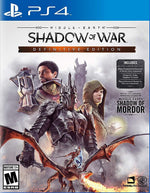 Warner Bros Middle Earth Shadow of War Definitive Edition PS4 front cover view
