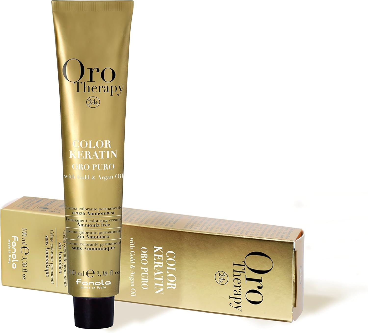 Fanola Oro Puro 9.0 Very Light Blonde Hair Coloring Cream - Image 1