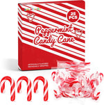 4E's Novelty mini candy canes front view for holiday treats