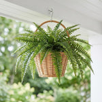 Larksilk artificial plant silk fronds close up detail