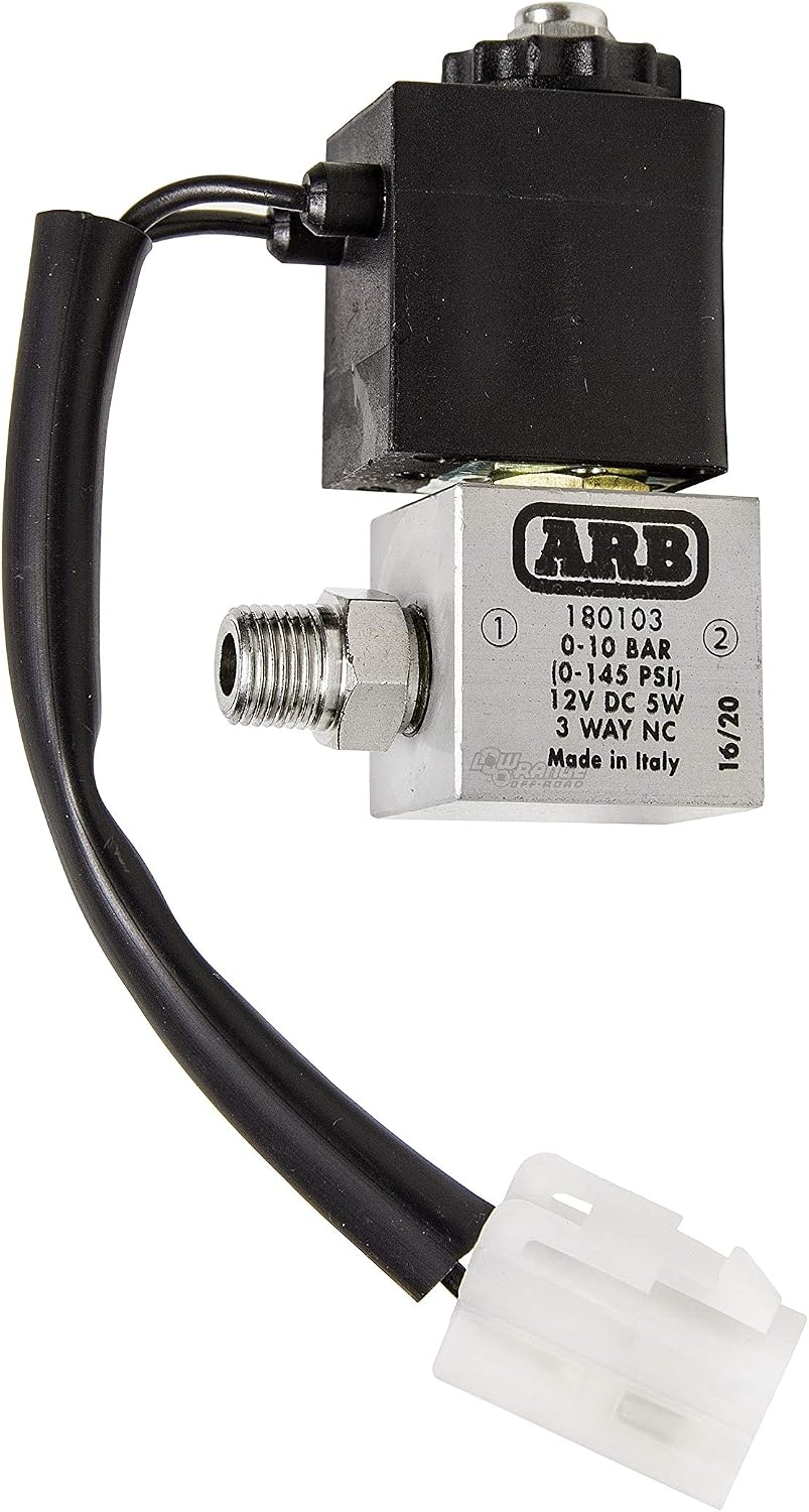 ARB 180103 Aluminum Solenoid front view valve