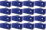8 Pack Extra Heavy Duty Large Moving Bags with Strong Zipper & Carrying Handles, Sturdy Clothes Storage Bags Totes Bins, Packing Bag Move Boxes College Moving Supplies, Dark Blue - 24 gal - Image 10