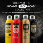 Ebin New York Wonder Lace Bond Adhesive Spray back label with instructions