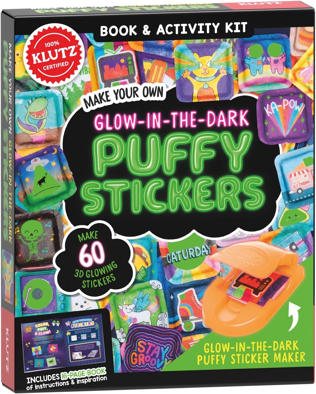 Make Your Own Glow-in-the-Dark Puffy Stickers (Klutz) - Image 1