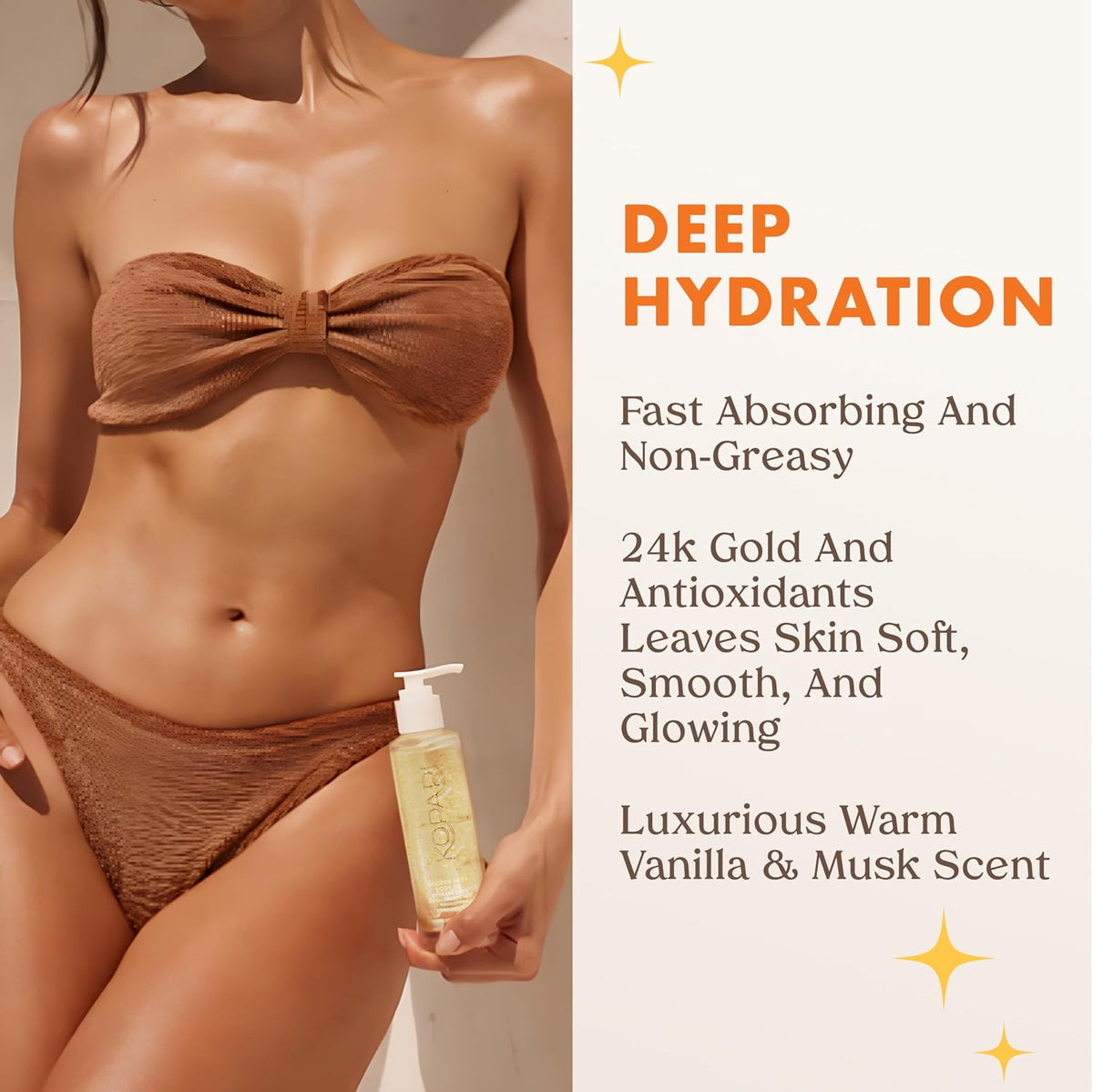 Kopari luxury body care set ready for daily moisturizing routine