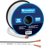 InstallGear 14 Gauge Speaker Wire - 30ft Black Audio Cable for Car Speakers, Home Theater, Surround Sound, Radio - Durable Copper-Clad Aluminum AWG Wire for Clear Sound Transmission - Image 10
