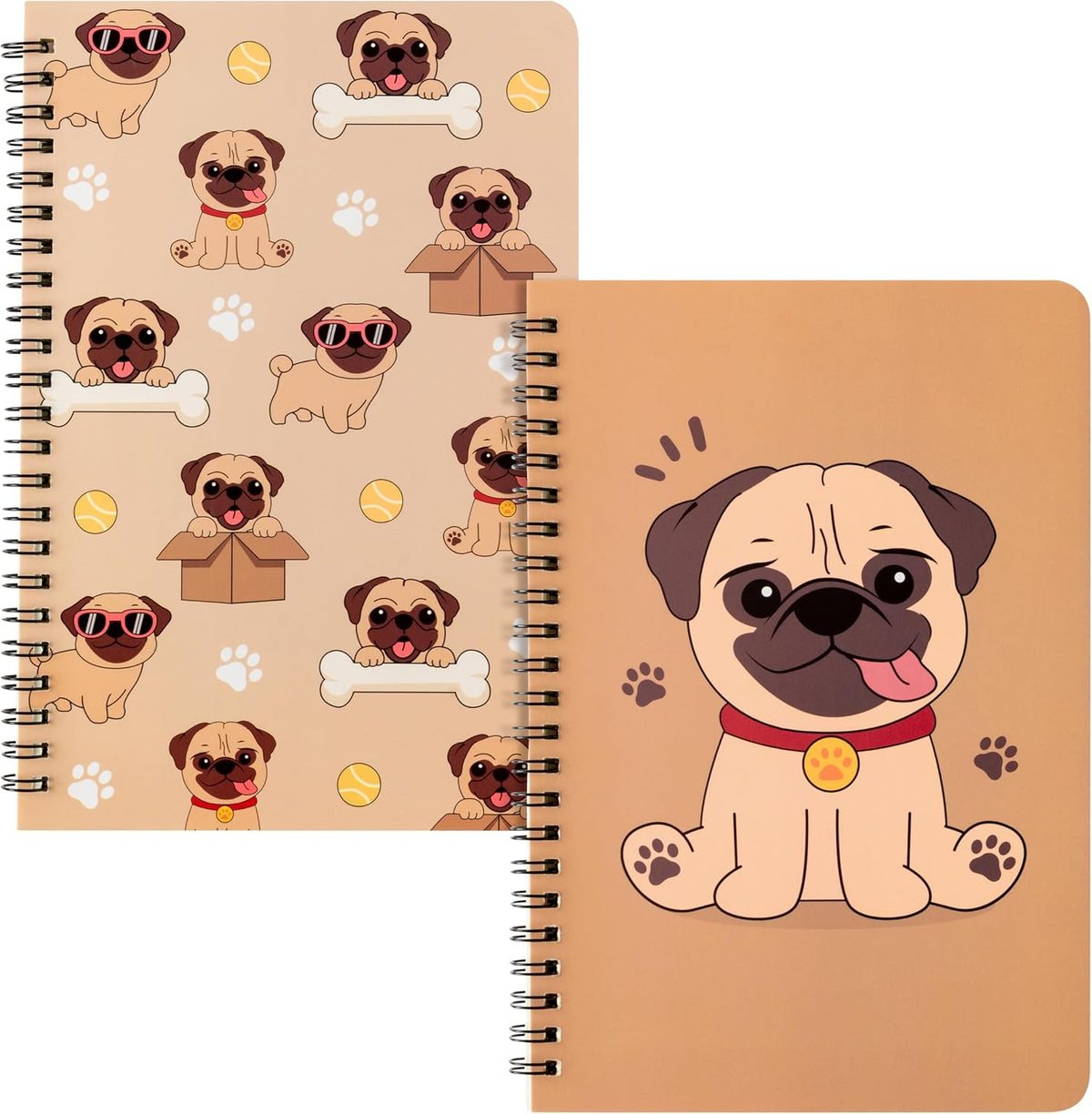 Xqumoi a5 notebook opened flat showing ruled lines