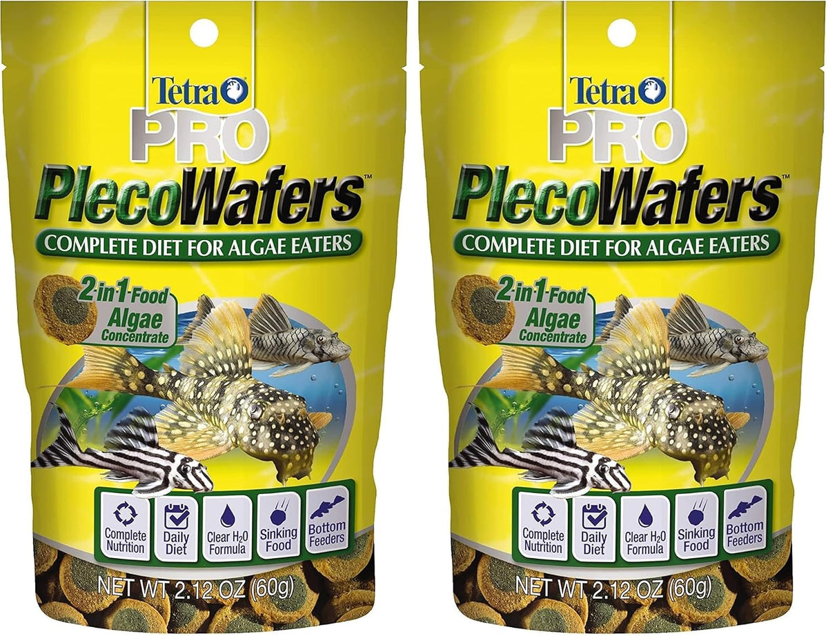 Tetra PRO PlecoWafers 2.12 Ounces, Nutritionally Balanced Vegetarian Fish Food, Concentrated Algae Center, Golds & Yellows, Model Number: 16447 - Image 7