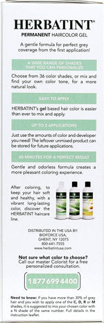 Herbatint hair color gel texture display