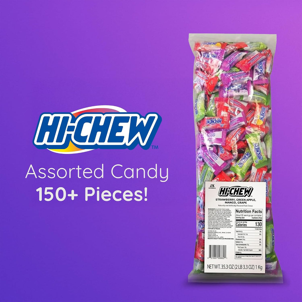 HI-CHEW soft fruit chews individually wrapped bulk assortment