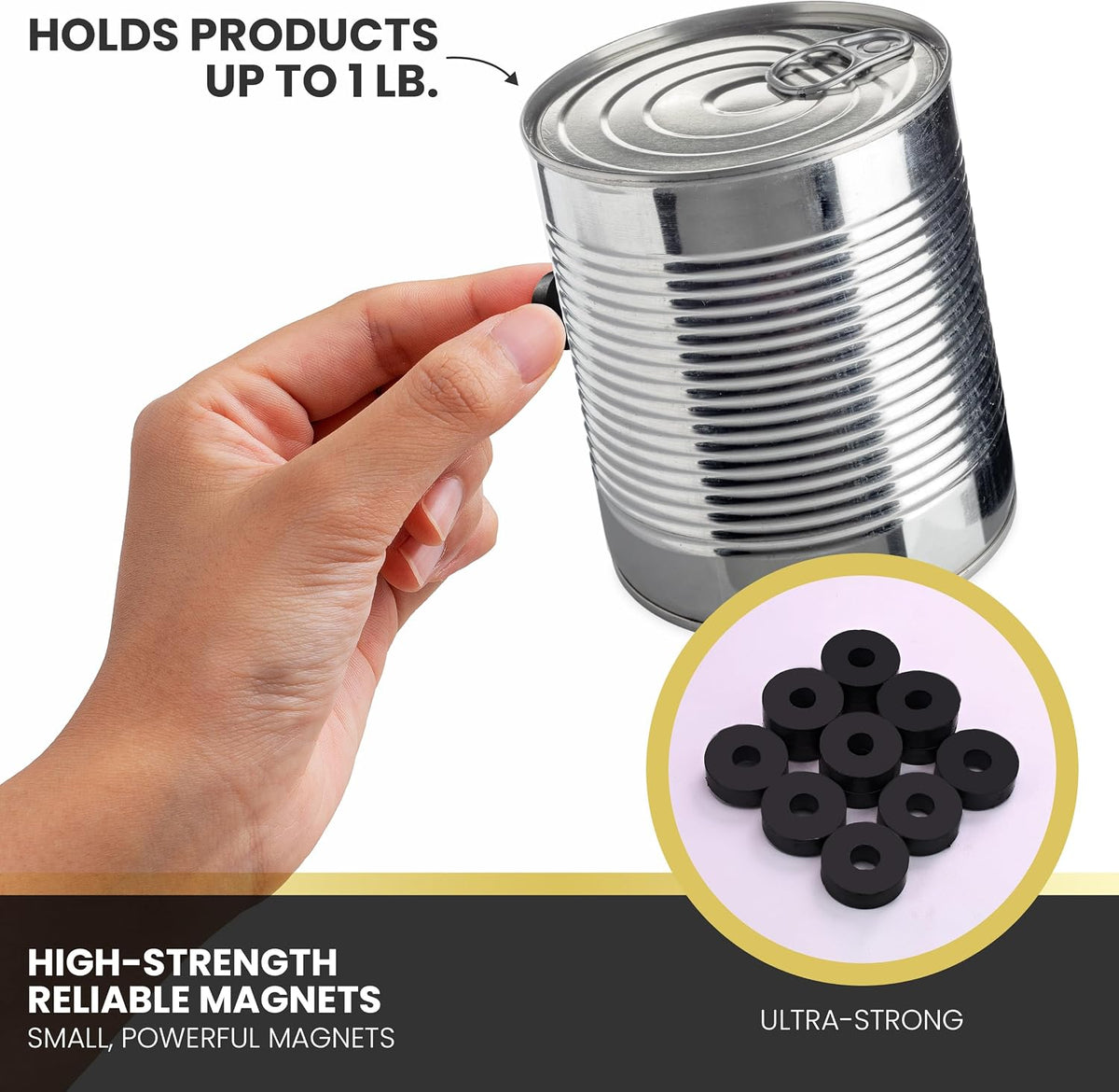 Ram-Pro ferrite magnets stacked for storage