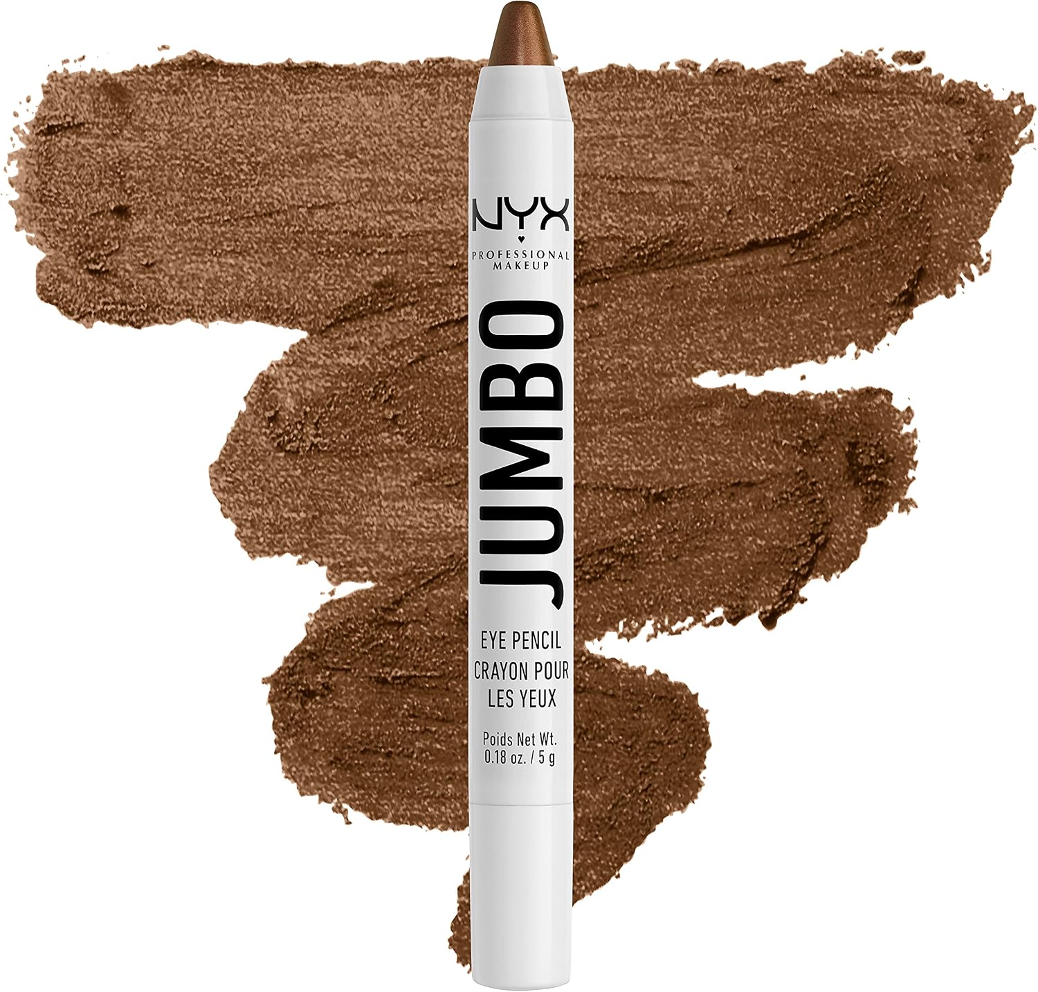 NYX professional makeup jumbo eye pencil front view eyeshadow stick
