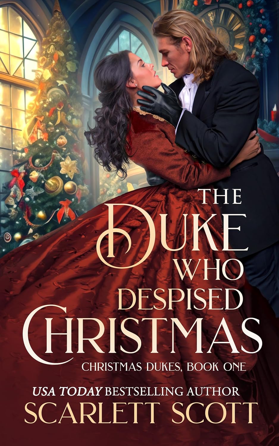 Scarlett Scott The Duke Who Despised Christmas novel front cover view