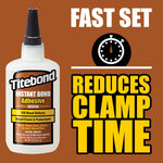 Titebond Instant Bond medium viscosity glue product label