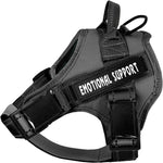 voopet Service Dog Harness, Emotional Support Pet Vest Harness, Reflective Breathable & Adjustable No Pull ESA Harness for Small Medium Large Dogs (with 4 PCS Removeable Tags),XX Small (Pack of 1) - Image 11