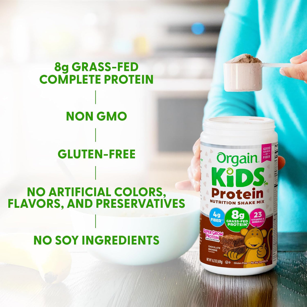 Gluten free soy free children health supplement ingredients listing