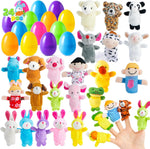 JOYIN prefilled easter eggs front view display showcasing vibrant assorted colors