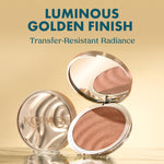 Kopari Sun Veil Illuminating Sunscreen SPF 30 open compact showing powder