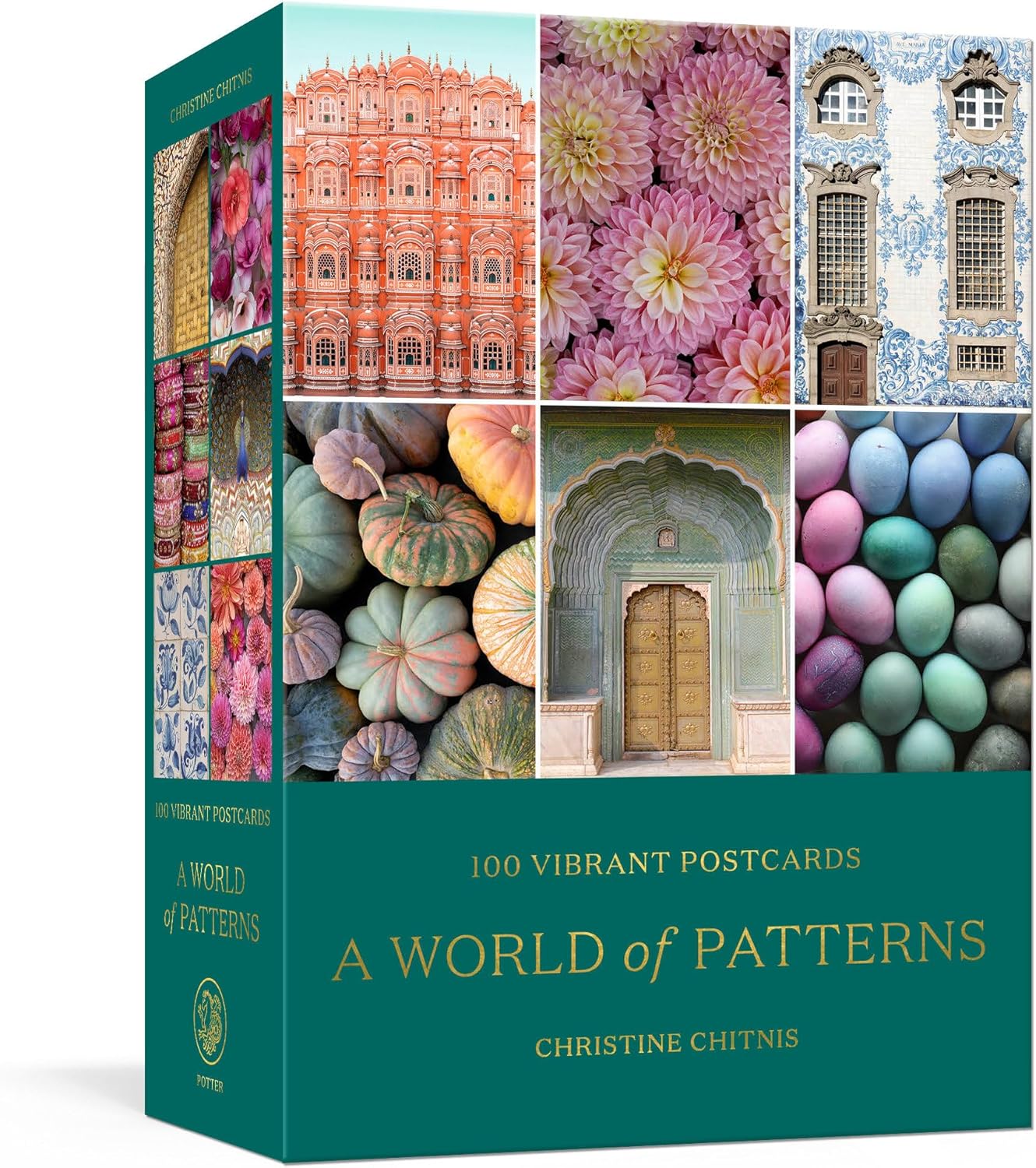 A World of Patterns: 100 Vibrant Postcards - Image 1
