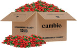 Strawberry Hard Candy Individually Wrapped by Cambie, 2 lbs of Strawberry Candy with a Deliciously Sweet Hard Exterior with a Soft, Fruit-Filled Center - Image 13