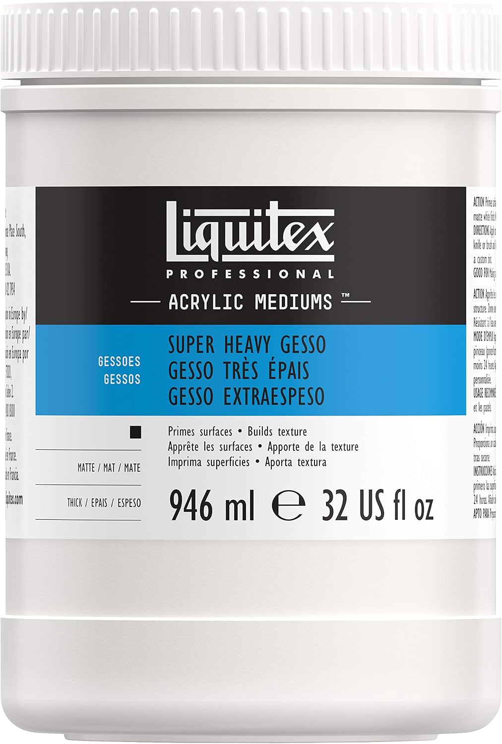 Liquitex Professional Gesso Surface Prep Medium, 118ml (4-oz), Clear - Image 10