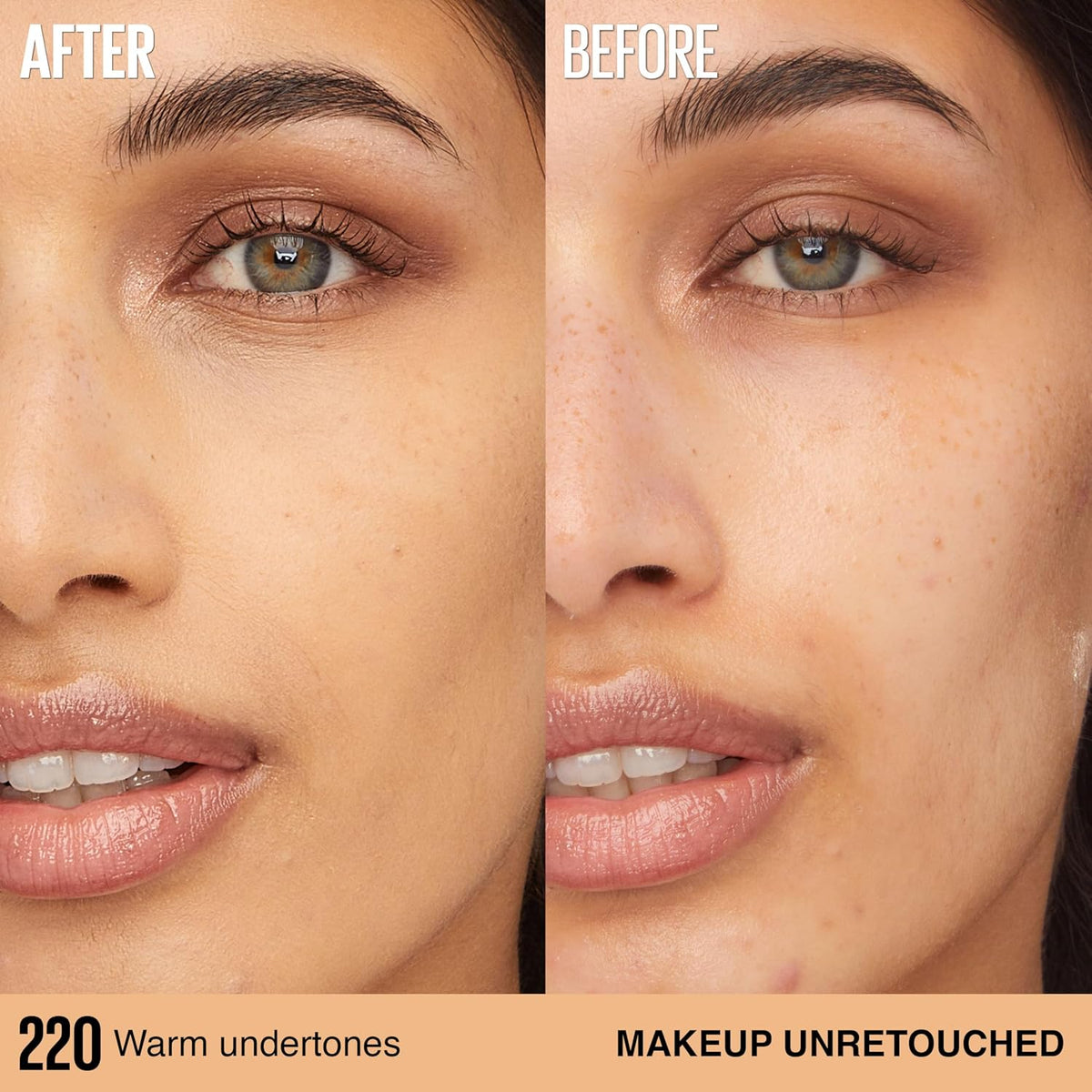 Luminous matte finish foundation bottle for all skin types