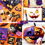 Jubite halloween specialty paper close up of single sided print