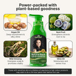 Herbishh Black Hair Dye Shampoo for Gray Hair Coverage 500ml - Image 2