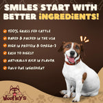 Digestible rawhide alternative Woofley's bulk treats for small dogs