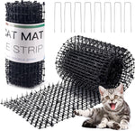 Hmyomina 16.4 feet cat scat mat with spikes front view