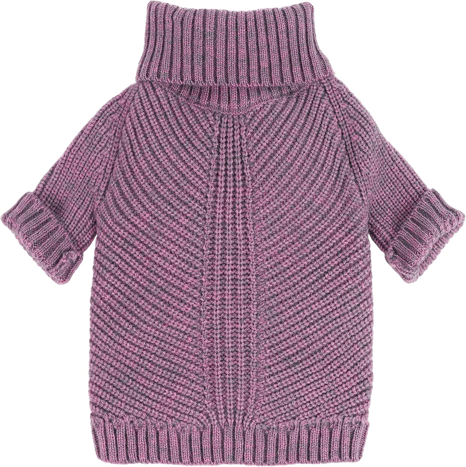 Fitwarm thermal knitted dog sweater front view