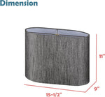 Aspen Creative 37003 lamp shade lit up showing warm glow