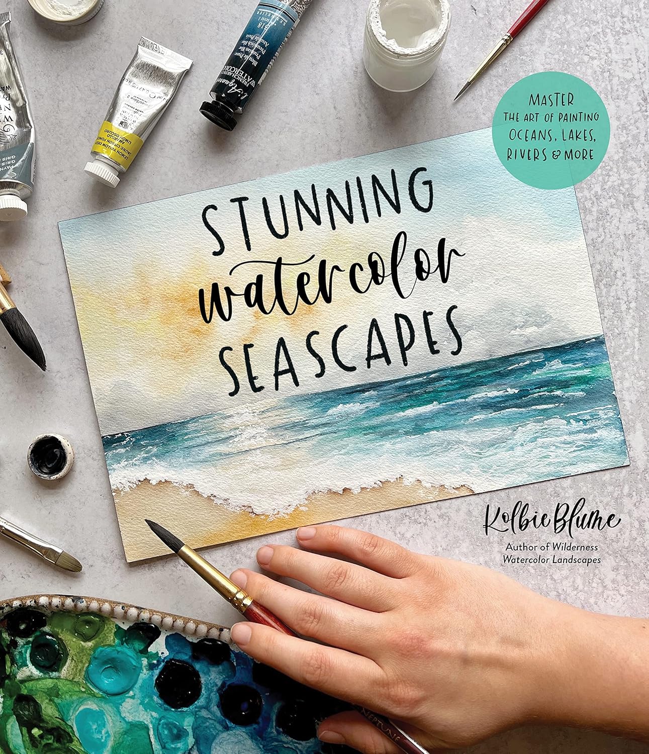 Stunning Watercolor Seascapes: Master the Art of Painting Oceans, Rivers, Lakes and More - Image 1