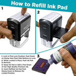 MaxMark large size office stamp packaging and body