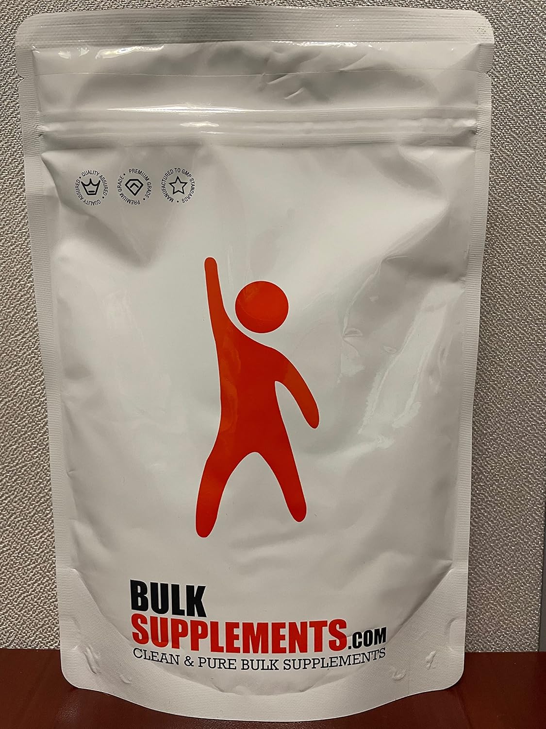 Authentic USA imported BulkSupplements green tea pouch packaging